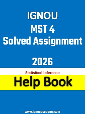 IGNOU MST 4 Solved Assignment 2026